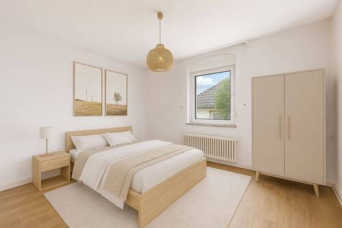 Visualisiertes Schlafzimmer OG - 