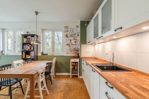 Offene Küche - Etagenwohnung mit 104,20 m&sup2; in Potsdam zum Kaufen