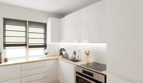 Die offene Wohnküche lädt zum gemeinsamen Kochen e - Doppelhaushälfte mit 113,50 m² in Großpösna zum Kaufen