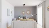Lichtdurchfluteter Wohnbereich dank bodentiefer Fe - 