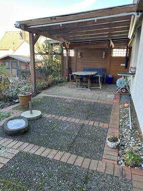 Terrasse vor Küche/Wohnz. - 