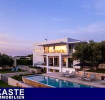 Luxuriöse Villen mit Olivenhain und atemberaubendem Meerblick in Plaka, Apokoronas