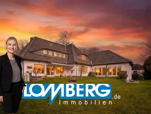 Gartenansicht - TOLLES ANWESEN MIT SCHWIMMBAD IN KREFELD-KLIEDBRUCH!