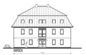 Ansicht Norden - 1 Zimmer Mehrfamilienhaus, Wohnhaus in Zetel