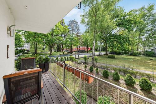 Ausblick vom Balkon - Zentrumsnahe 2 Zimmer-Eigentumswohnung - barrierefrei