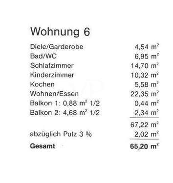 Wohnfläche - 
