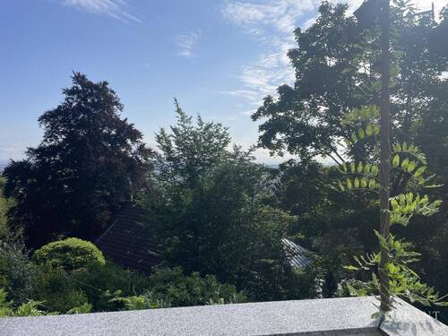 Ausblick von Terrasse - 
