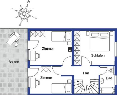 1. Obergeschoss - 