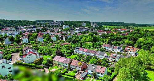 Ansicht von oben - 6 Zimmer Reihenendhaus in Böblingen