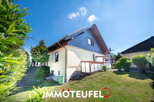 Blick vom Garten - 7 Zimmer Einfamilienhaus in Zwönitz