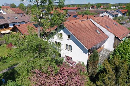 Westansicht - 6 Zimmer Mehrfamilienhaus, Wohnhaus in Polling
