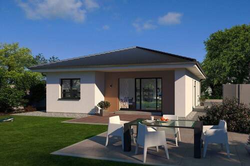 Hinterseite - 3 Zimmer Bungalow zum Kaufen in Großröhrsdorf