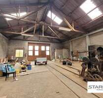 Zwei Gewerbehallen im Mischgebiet und 2020 qm Grund ....Idee zum Wohnen und Arbeiten?... - Bütthard