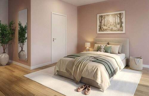 Schlafzimmer - 2 Zimmer Etagenwohnung zum Kaufen in Leipzig