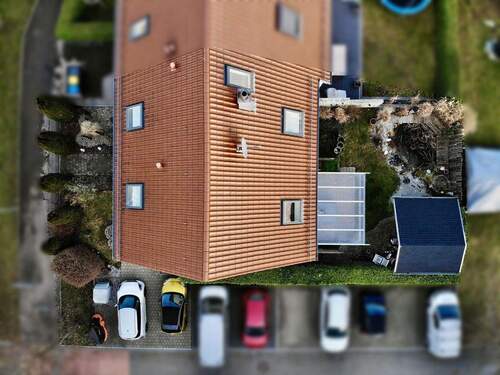 Luftbild - 8 Zimmer Doppelhaushälfte in Baltmannsweiler