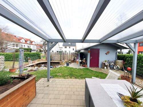 Terasse - Doppelhaushälfte mit 220,00 m&sup2; in Baltmannsweiler zum Kaufen