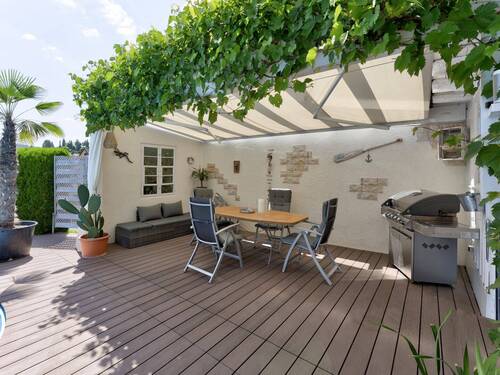 funktionale Sommerküche mit Wasseranschluss - 