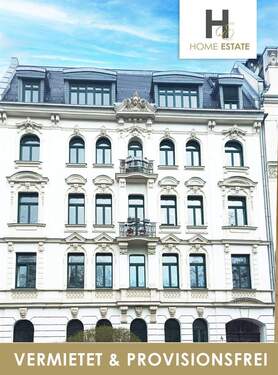 Ansicht Straßeseite - 4 Zimmer Etagenwohnung zum Kaufen in Leipzig