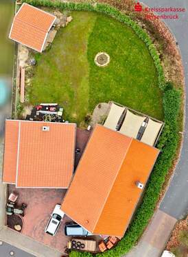 Luftbild Grundstück - 4 Zimmer Einfamilienhaus in Berge