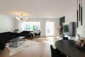 Wohnzimmer - Attraktives modernes Reihenmittelhaus mit Wintergarten und Garten in ruhiger Lage von Erding