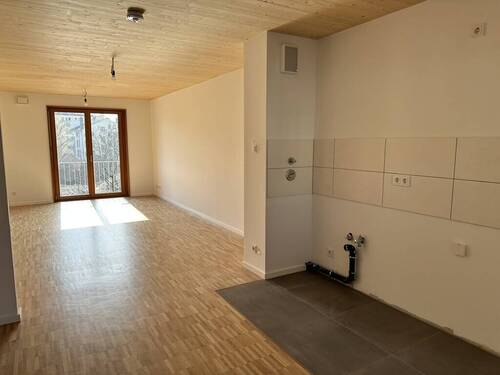 Küchenbereich (offen) - 2 Zimmer Etagenwohnung in Frankfurt am Main