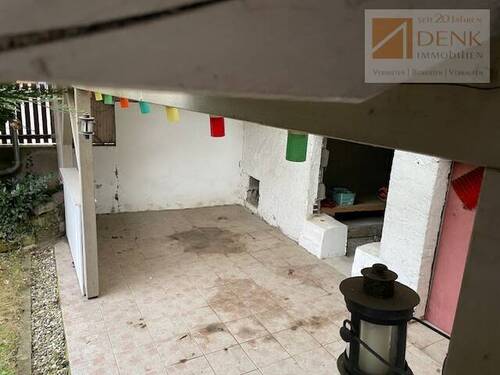 Aussenansicht, überdachte Terrasse - 