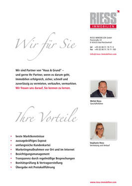 RIESS IMMOBILIEN GmbH - 