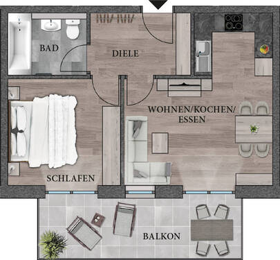 Wohnung 5 - 