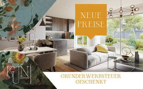 Aktion - Großzügiges Domizil mit Garten & Südterrasse: 3-Zimmer-Wohnung in München - Grunderwerbsteuer sparen