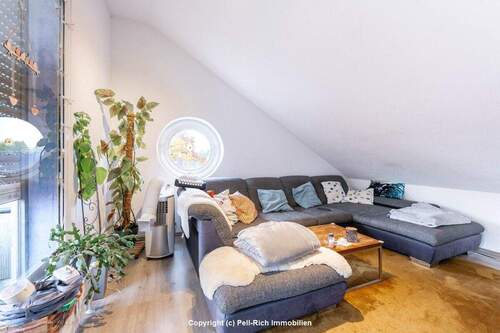 Wohnzimmer - Etagenwohnung mit 86,00 m² in Karlsruhe zur Miete