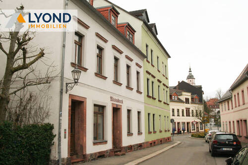 Außenansicht Haus 2 - 3 Zimmer Mehrfamilienhaus, Wohnhaus in Penig