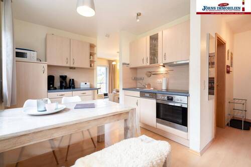 Küche mit Essbereich - Etagenwohnung mit 47,10 m&sup2; in Fehmarn zum Kaufen