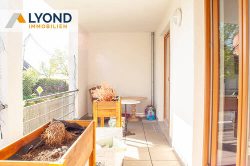 Balkon - 3 Zimmer Etagenwohnung in Chemnitz / Berbisdorf