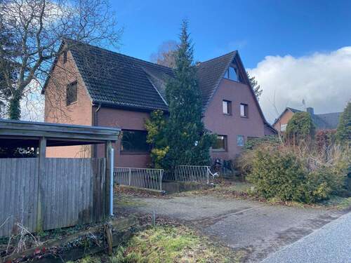 Haus weit 1.jpg - Poppenbüttel Nähe Naturschutzgebiet Hummelsbütteler Moore- Baugrundstück 814 m² mit Altbestand