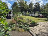 Garten vor der Terrasse - 3 Zimmer Einfamilienhaus in Fintel