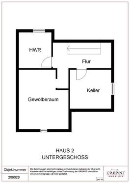 Untergeschoss Haus 2 - 