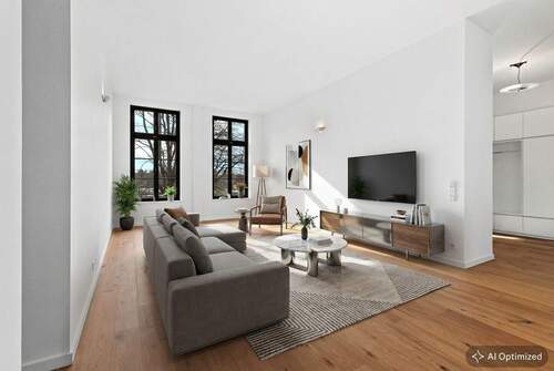 Wohnbeispiel - KI optimiertes Foto - Exklusive Altbauwohnung mit historischem Charme, Wintergarten und überdachtem Südbalkon