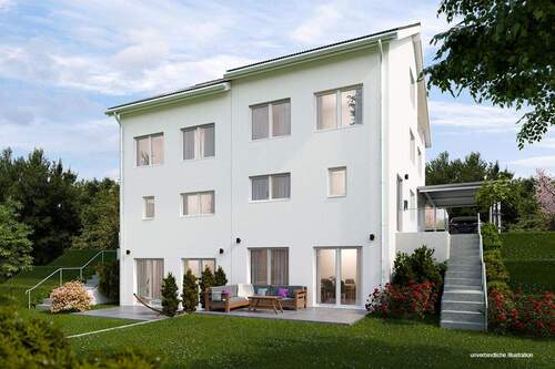 Ansicht - 7 Zimmer Doppelhaushälfte in Backnang