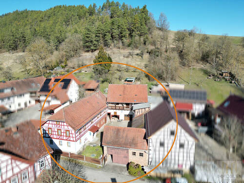 DJI_0477 verpixelt markiert - 9 Zimmer Bauernhaus, Landhaus zum Kaufen in Rudolstadt