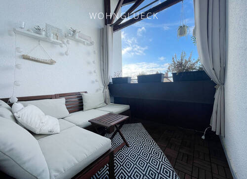 Balkon - 2 Zimmer Etagenwohnung in Augsburg