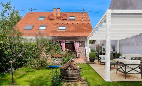 Gartenansicht geplan bzw. gestaged - 