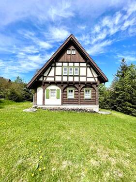 hintere Außenansicht - 4 Zimmer Einfamilienhaus in Altenberg