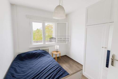 Ruhiges Schlafzimmer - 2 Zimmer Etagenwohnung zur Miete in Berlin