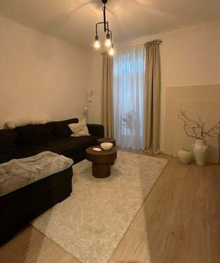 Wohnzimmer - Etagenwohnung mit 43,00 m&sup2; in Hamburg Winterhude zur Miete