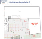 Lagerhalle B im EG Grundriss - 