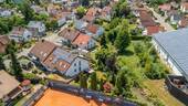 Luftbild - 8 Zimmer Doppelhaushälfte in Stockach