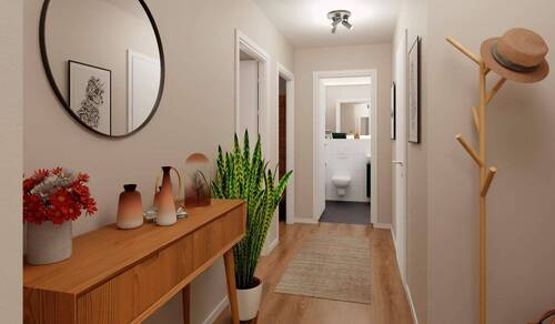 Alles im Blick mit ausreichend Platz für Jacken un - 4 Zimmer Etagenwohnung zum Kaufen in Wildau