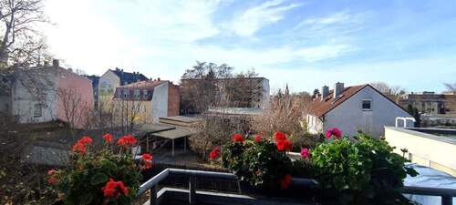 Aussicht vom Balkon - 