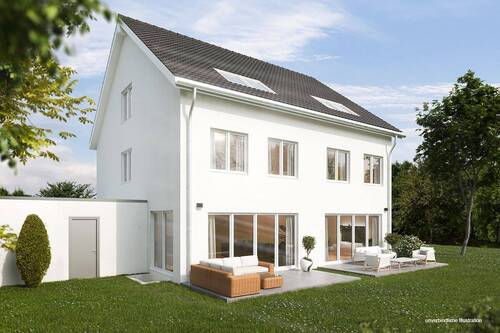 Ansicht - 6 Zimmer Doppelhaushälfte in Stuttgart / Heumaden