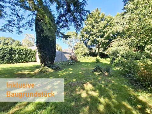 Blick auf das Baugrundstück Bild 1 - 5 Zimmer Einfamilienhaus zum Kaufen in Ammersbek